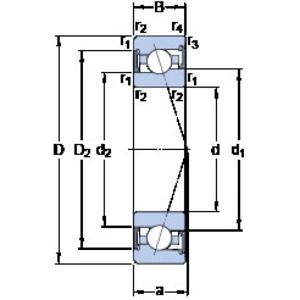 Подшипник S7014 CE/P4A SKF #1 image