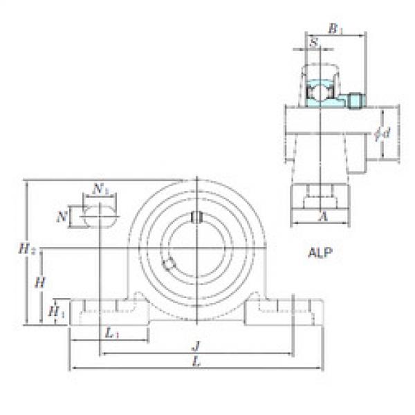 Подшипник ALP202 KOYO #1 image