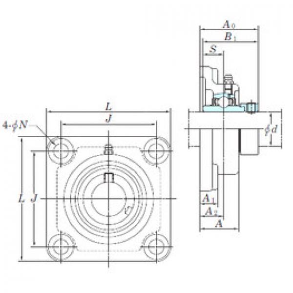 Подшипник NANF207-21 KOYO #1 image