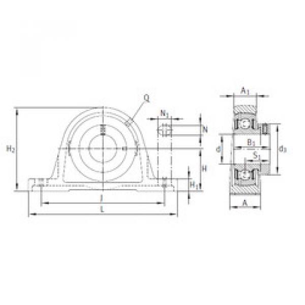 Подшипник PASE55 INA #1 image