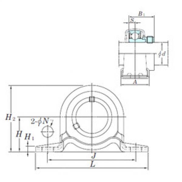 Подшипник SAPP205 KOYO #1 image