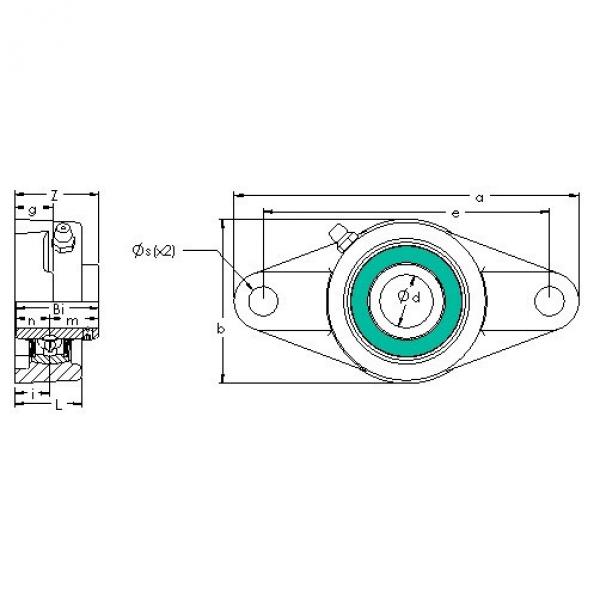 Подшипник UCFL 207-20G5PL AST #1 image