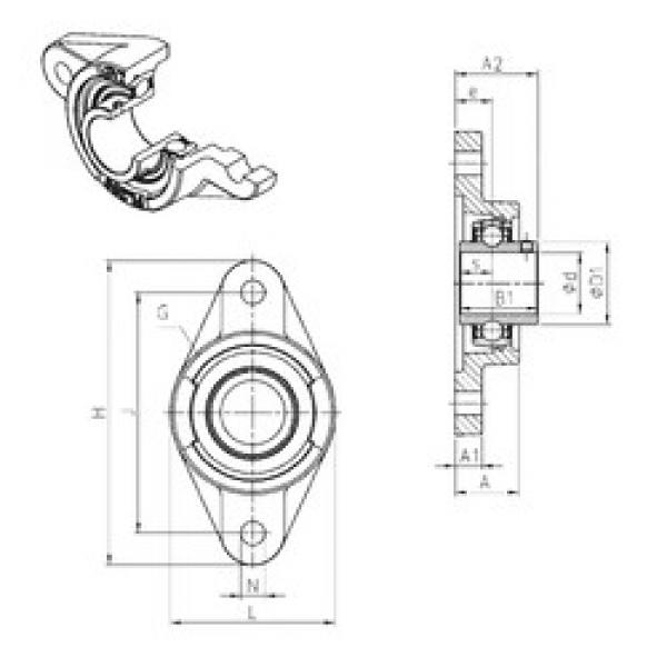 Подшипник UCFL202 SNR #1 image