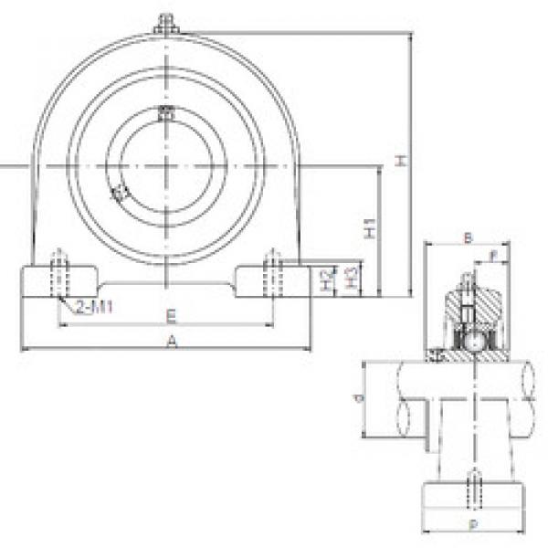 Подшипник UCPA206 CX #1 image