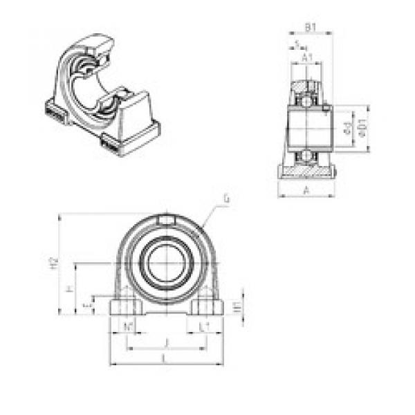 Подшипник UCPAE210 SNR #1 image