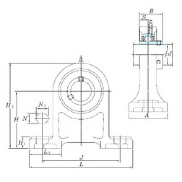 Подшипник UCPH210-30 KOYO #1 image