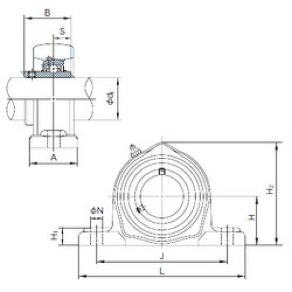 Подшипник UCPK213 NACHI #1 image