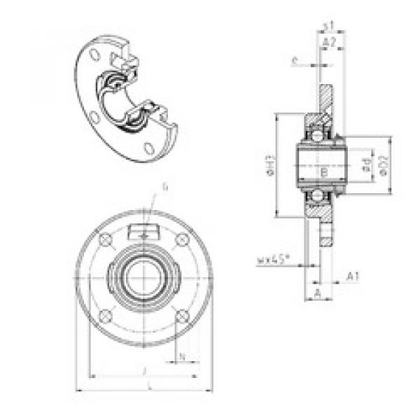 Подшипник UKFCE211H SNR #1 image