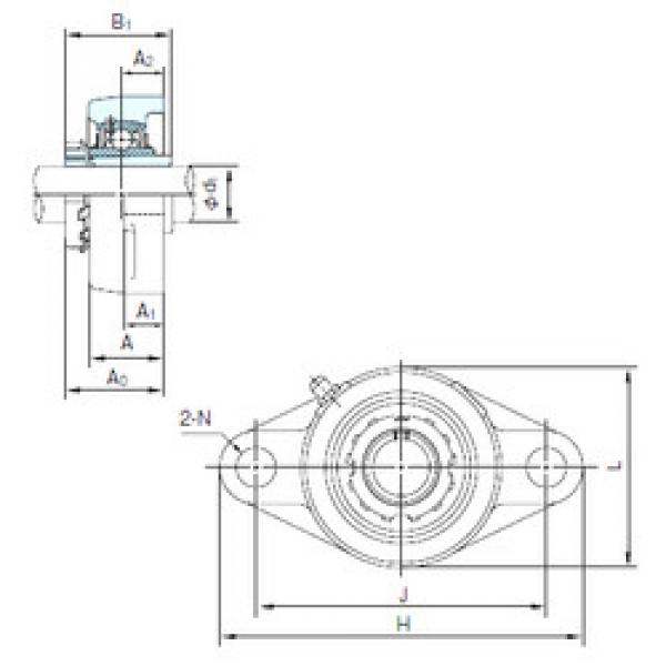 Подшипник UKFL217+H2317 NACHI #1 image