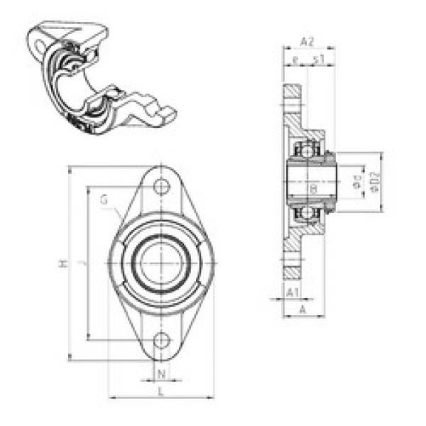 Подшипник UKFL307H SNR #1 image