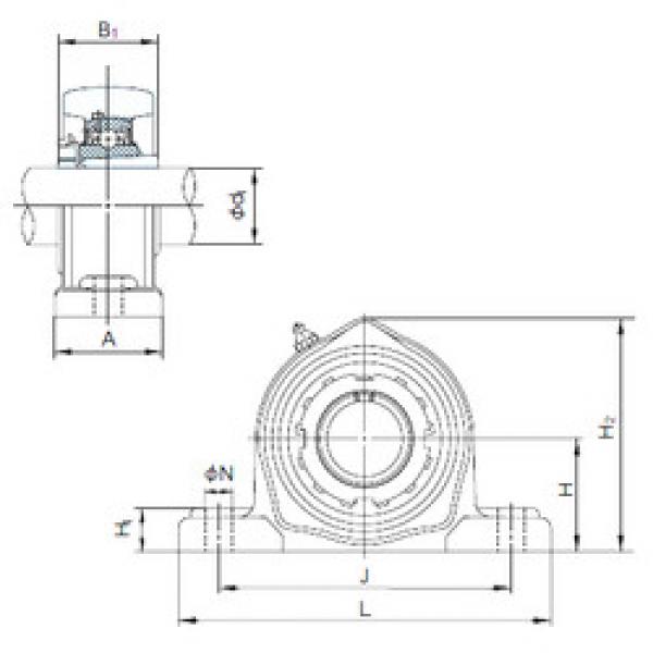 Подшипник UKPK318+H2318 NACHI #1 image