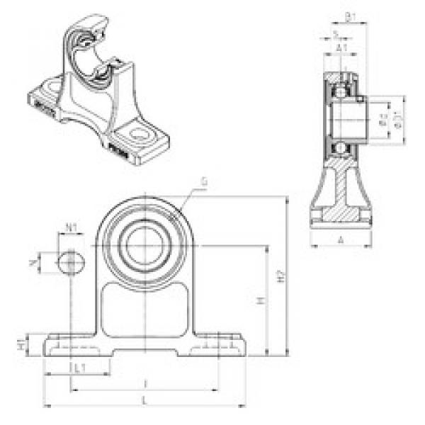 Подшипник USPH208 SNR #1 image